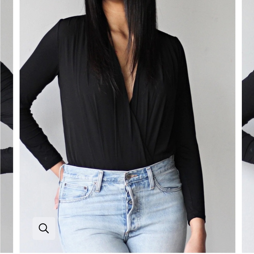Buyback program new / tag ok : EMMYDEVEAUX chiffon bodysuit